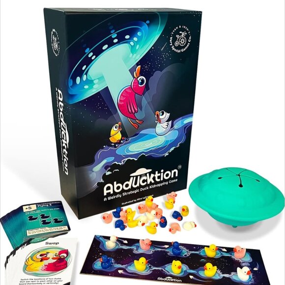 Evan & Josh's Very Special Game Company Other - NEW Abducktion Board Game A Weirdly Strategic Duck Kidnapping Game Easy to Play